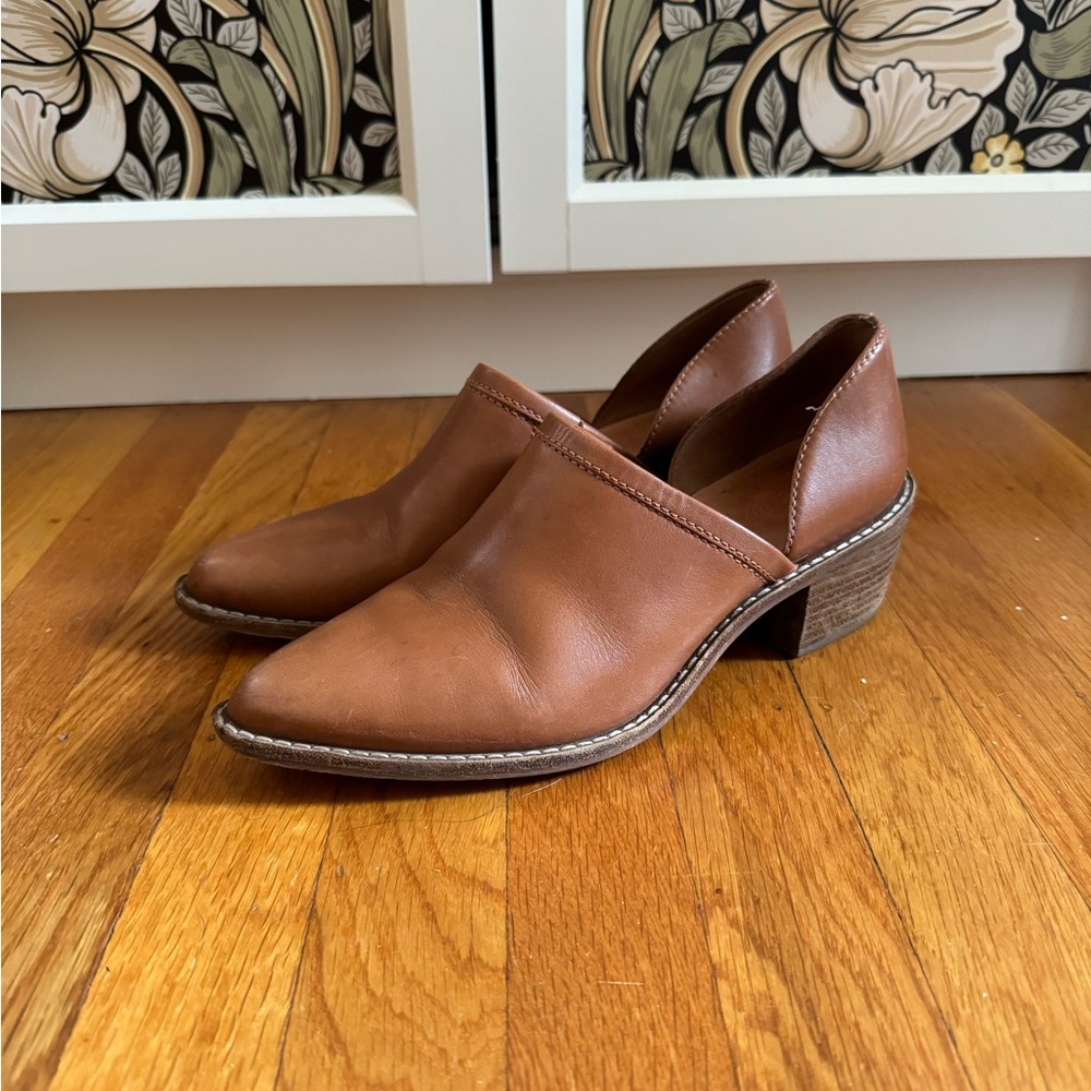 Madewell Brown Leather Ankle Boots - Women’s Size 7